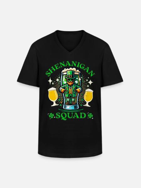 Manigance de la Saint-Patrick - T-shirt col V Homme - noir