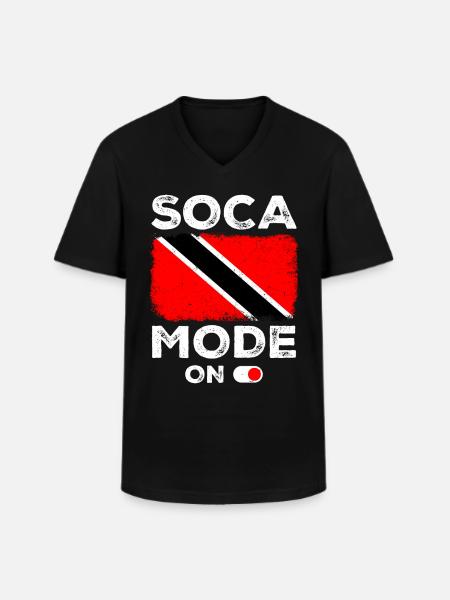 Soca Dance Trinité-et-Tobago - T-shirt col V Homme - noir
