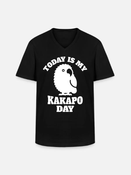 Night Parrot Kakapo - Men's V-Neck T-Shirt - black