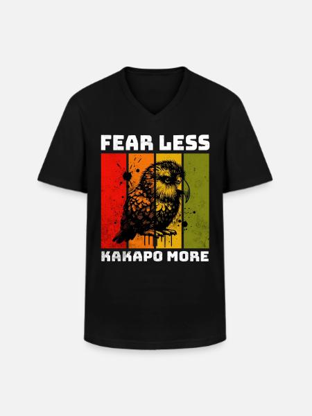Kakapo Night Parrot - Men's V-Neck T-Shirt - black