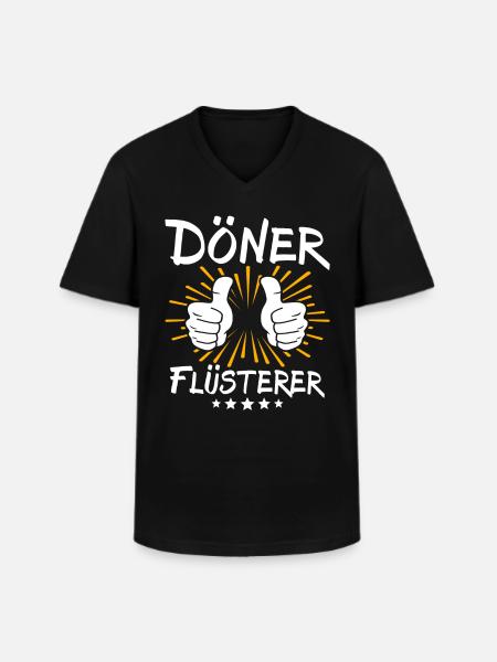 Döner Spruch - Men's V-Neck T-Shirt - black