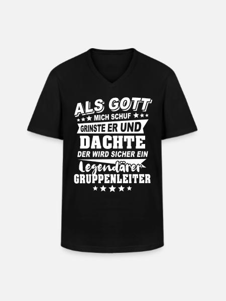 Dirigeants - T-shirt col V Homme - noir