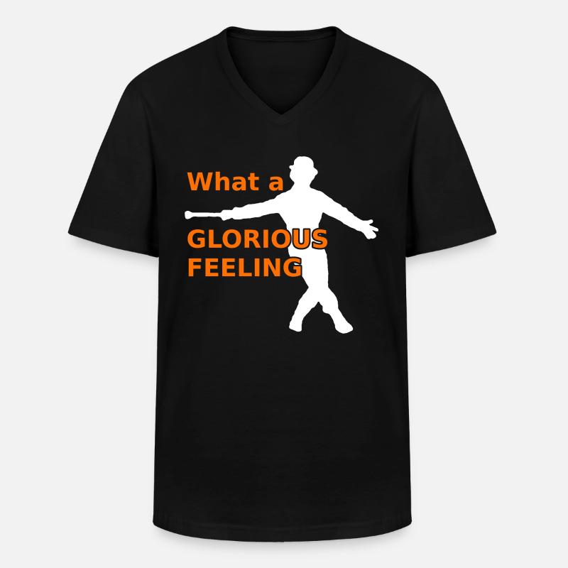 CWO Dancing Alex - Männer-T-Shirt mit V-Ausschnitt - Schwarz