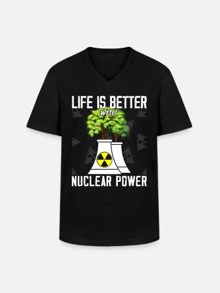Nuclear Engineers - Nuclear Engineer - Men's V-Neck T-Shirt - black