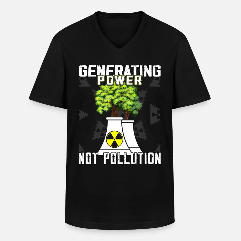 Nuclear Engineers - Nuclear Engineer - Men's V-Neck T-Shirt - black
