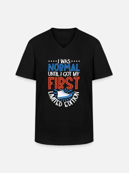 Sneaker Édition Limitée - Sneakerhead - T-shirt col V Homme - noir