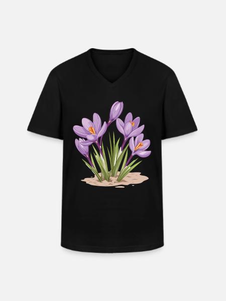 Easter Eostre Pagan Spring - Men's V-Neck T-Shirt - black