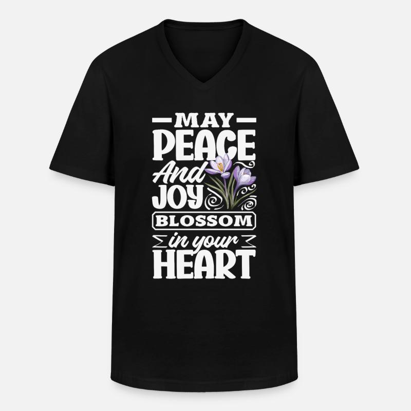 Easter Eostre Pagan Spring - Men's V-Neck T-Shirt - black