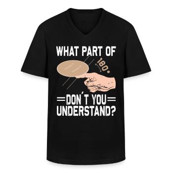 Bierdeckel Umdrehen Spiel Bier - Männer-T-Shirt mit V-Ausschnitt - Schwarz - Vorne - AI Model Male 178 dark (178cm)