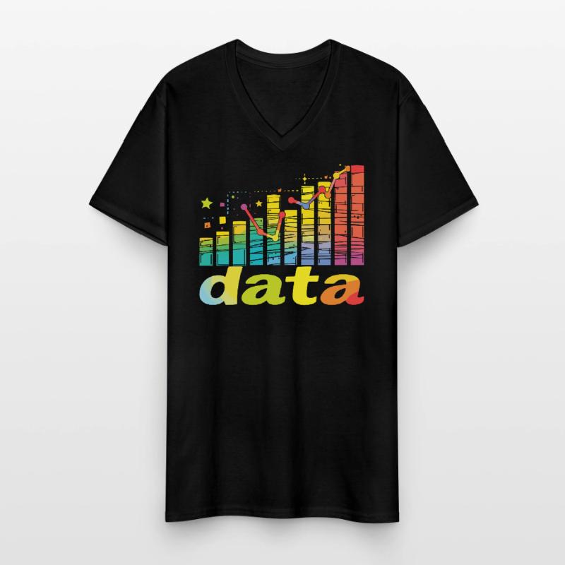 Behavioral Analyst Data Coding Men's V-Neck T-Shirt