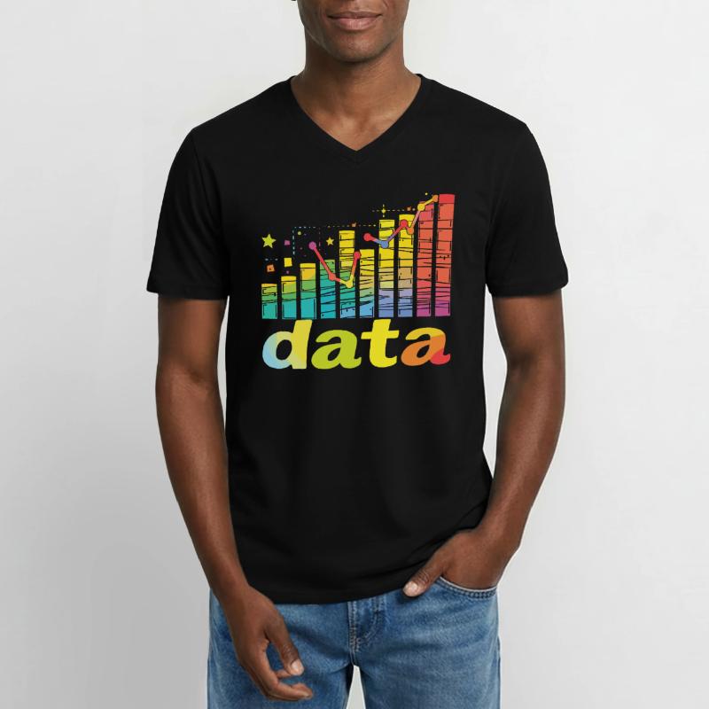Behavioral Analyst Data Coding Men's V-Neck T-Shirt