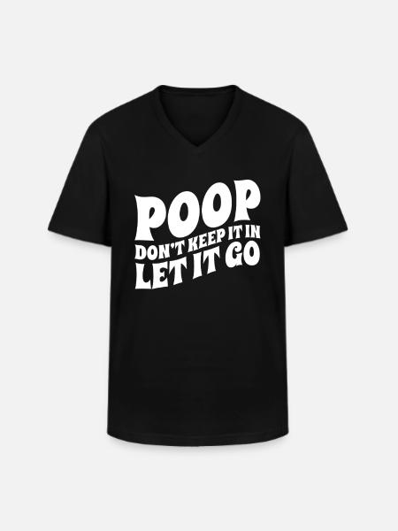 Funny Cooped Mir Badezimmer meme - Männer-T-Shirt mit V-Ausschnitt - Schwarz