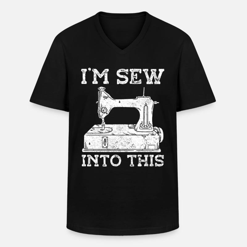 Restauratorin Polstermöbel - Männer-T-Shirt mit V-Ausschnitt - Schwarz