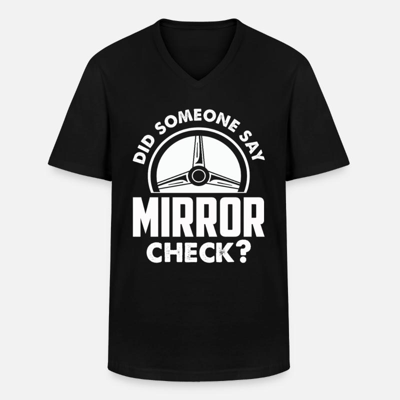 Fahrschule Fahrlehrer - Männer-T-Shirt mit V-Ausschnitt - Schwarz