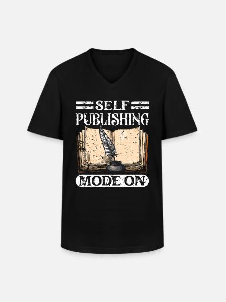 Écrivain Auteur de romans - T-shirt col V Homme - noir