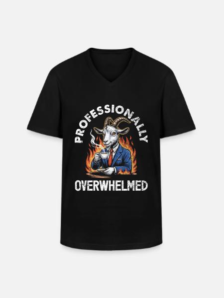 Undiagnosed, but something - Men's V-Neck T-Shirt - black