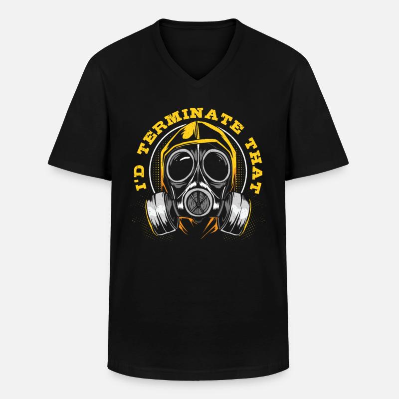 Schädlingsbekämpfungstechniker Design Für - Männer-T-Shirt mit V-Ausschnitt - Schwarz