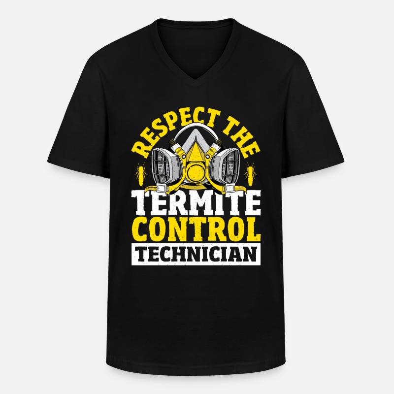 Schädlingsbekämpfungstechniker Design Für - Männer-T-Shirt mit V-Ausschnitt - Schwarz