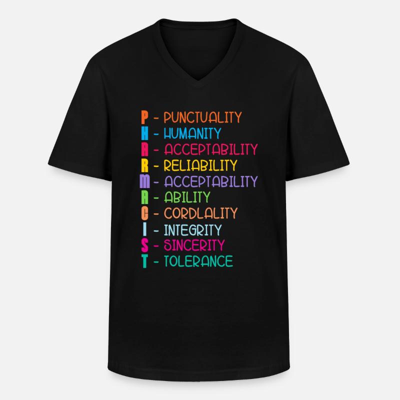 Pharmacy Pharmacy Technician Technician Gift - Men's V-Neck T-Shirt - black