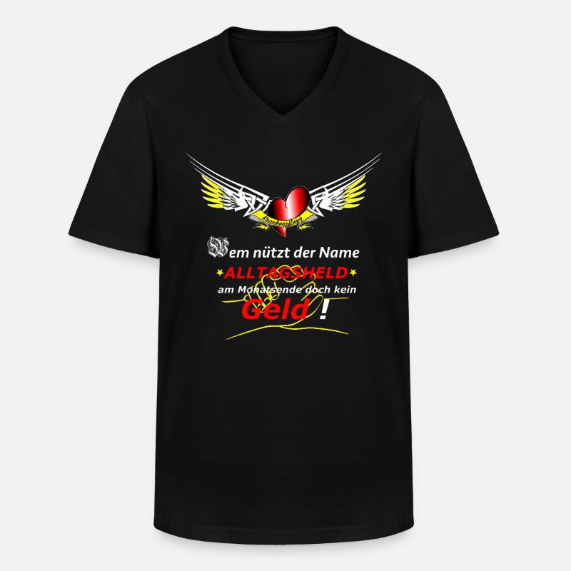 Krankenpfleger - Männer-T-Shirt mit V-Ausschnitt - Schwarz