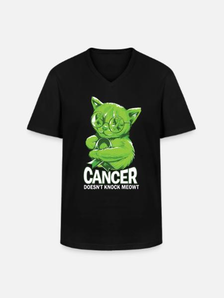 Cancer Non Hodgkin Lymphoma - Men's V-Neck T-Shirt - black