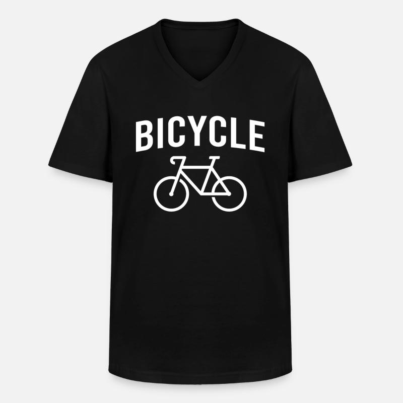 Bicycle bicycle - Men's V-Neck T-Shirt - black