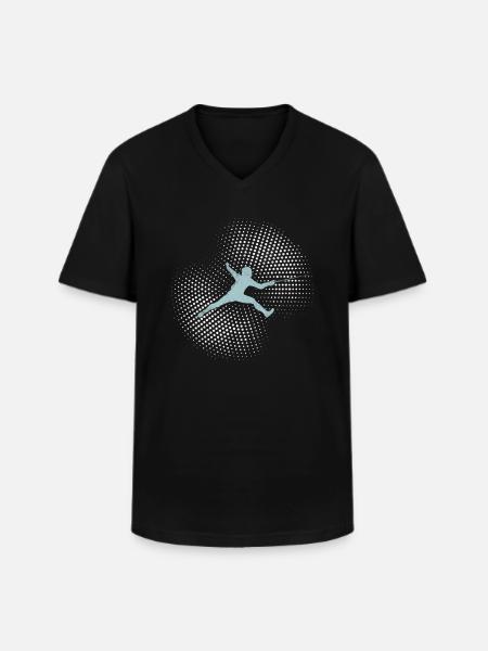 Fencing - Men's V-Neck T-Shirt - black
