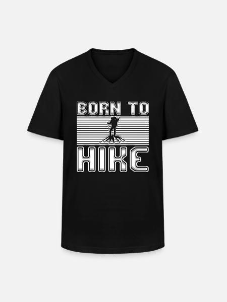Wander - Men's V-Neck T-Shirt - black