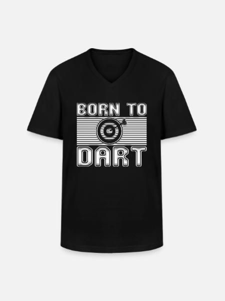 Dard - T-shirt col V Homme - noir