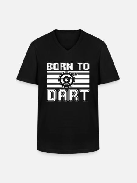 Dard - T-shirt col V Homme - noir