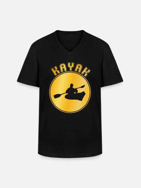 Canoë - T-shirt col V Homme - noir
