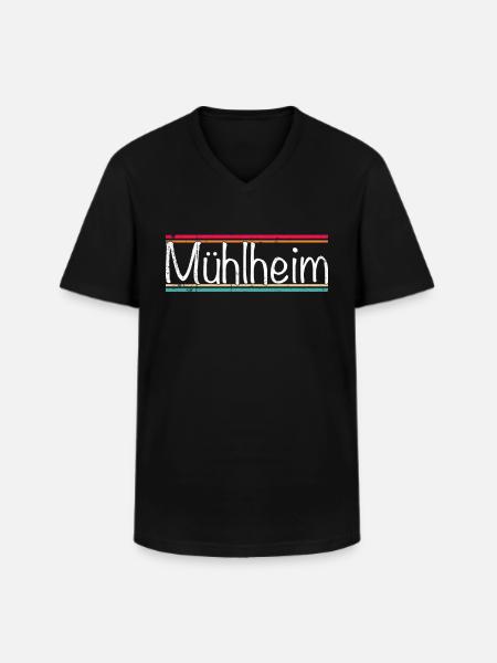 Muehlheim - Men's V-Neck T-Shirt - black