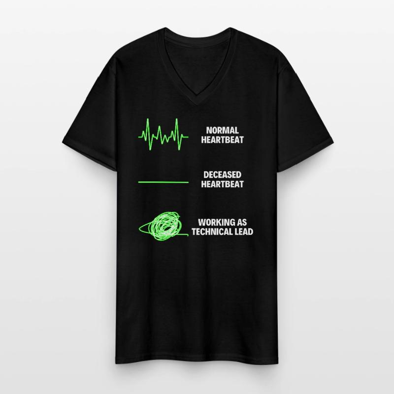 Responsable technique Drôle Responsable technique T-shirt col V Homme
