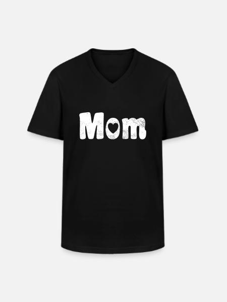 Mama Mom Gift - Men's V-Neck T-Shirt - black