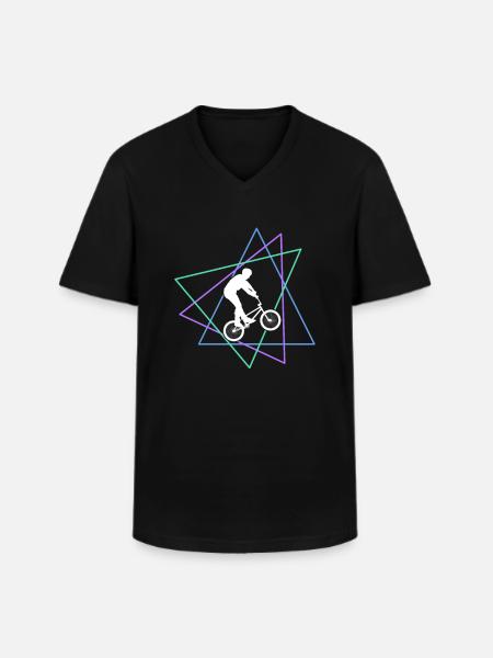 bmx - Men's V-Neck T-Shirt - black