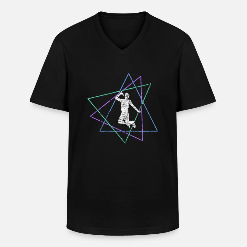 Singen - Männer-T-Shirt mit V-Ausschnitt - Schwarz