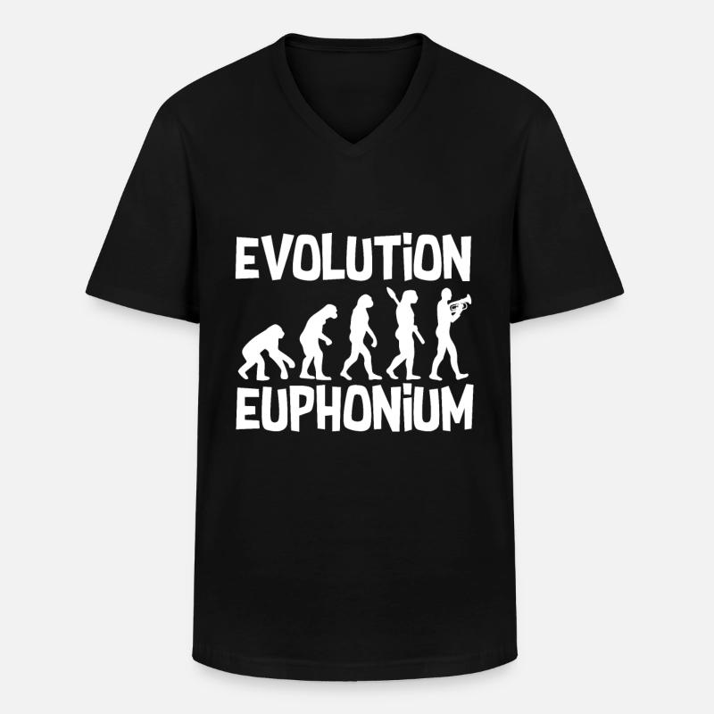 Euphonium development - Men's V-Neck T-Shirt - black
