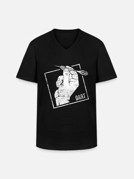 Darts Gift - Men's V-Neck T-Shirt - black