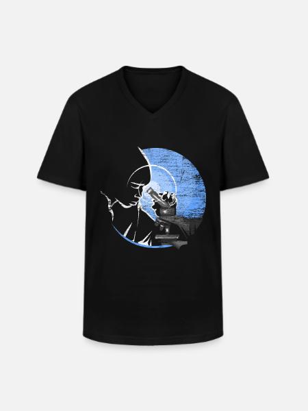 Virologist gift - Men's V-Neck T-Shirt - black