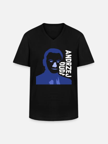 Andrzej Duda - Männer-T-Shirt mit V-Ausschnitt - Schwarz
