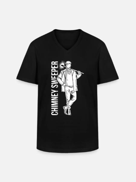 Schornsteinfeger - Men's V-Neck T-Shirt - black