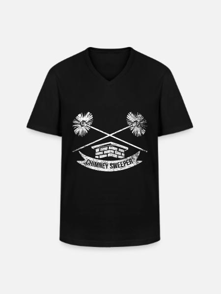 Chimney Sweep Gift - Men's V-Neck T-Shirt - black