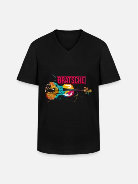 Viola Gift - Men's V-Neck T-Shirt - black