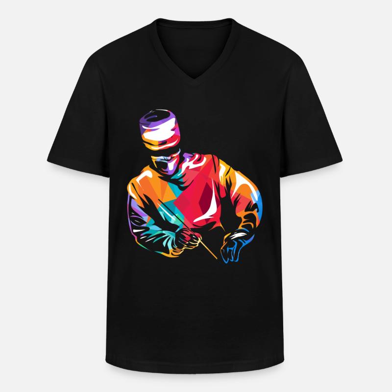 Neurochirurg - Männer-T-Shirt mit V-Ausschnitt - Schwarz