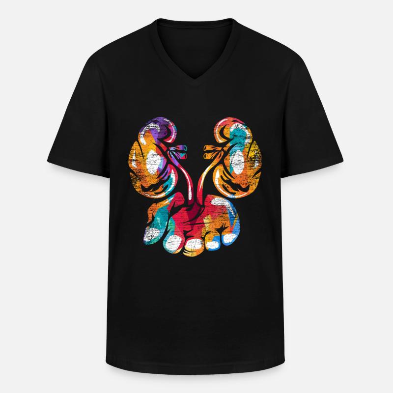 Urologe - Männer-T-Shirt mit V-Ausschnitt - Schwarz