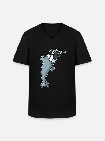 Fencing gift - Men's V-Neck T-Shirt - black