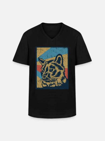 Tonkanese gift - Men's V-Neck T-Shirt - black