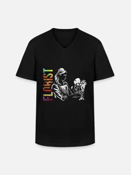 Floristen Geschenk - Männer-T-Shirt mit V-Ausschnitt - Schwarz