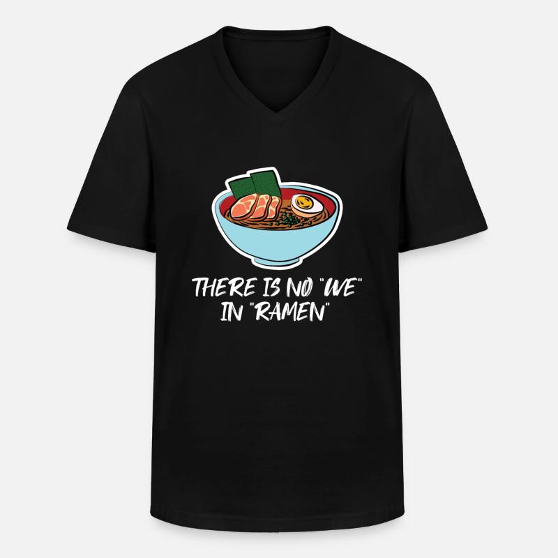 Ramen - Männer-T-Shirt mit V-Ausschnitt - Schwarz