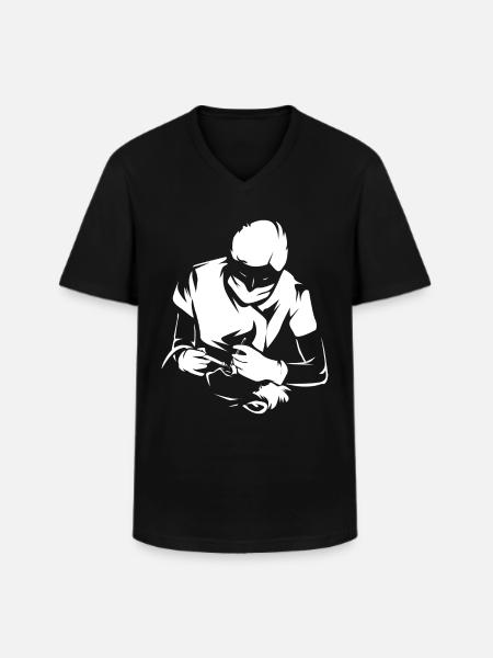 Dentist gift - Men's V-Neck T-Shirt - black
